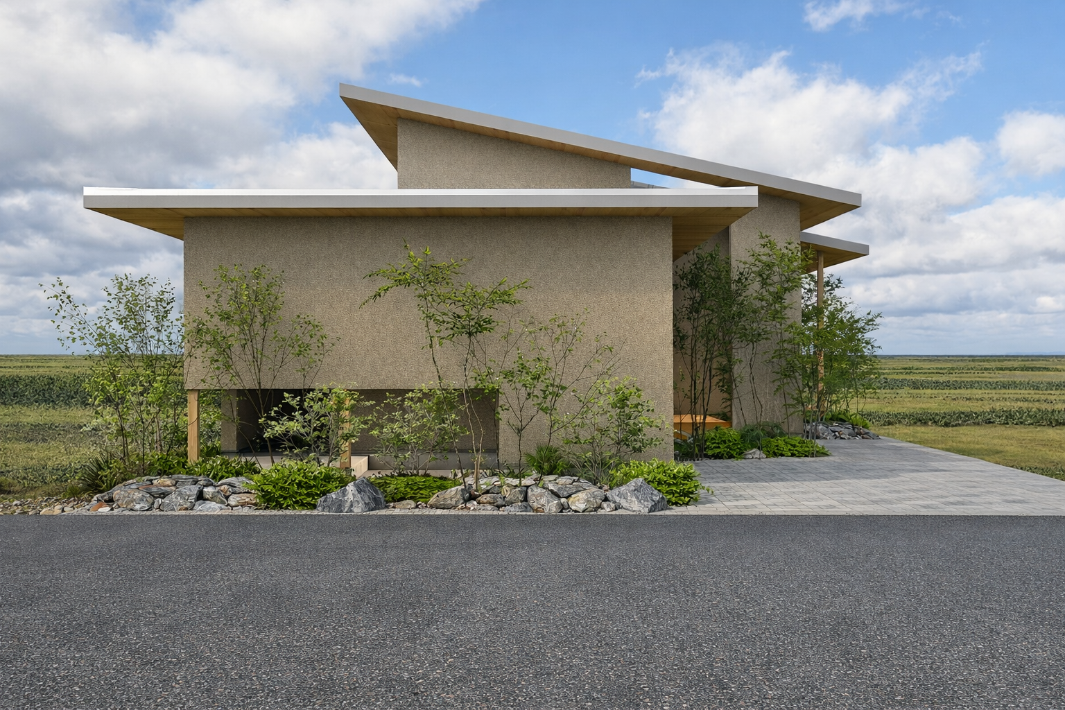 Coming soon/風と空を取り込む家