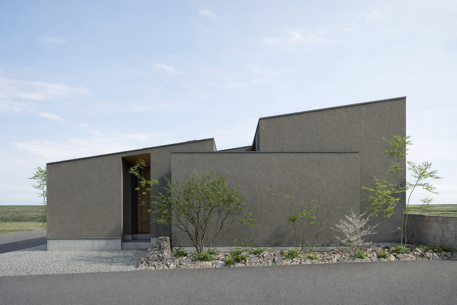 三つの箱が重なる家 | 2026年9月完成予定 | 高松市